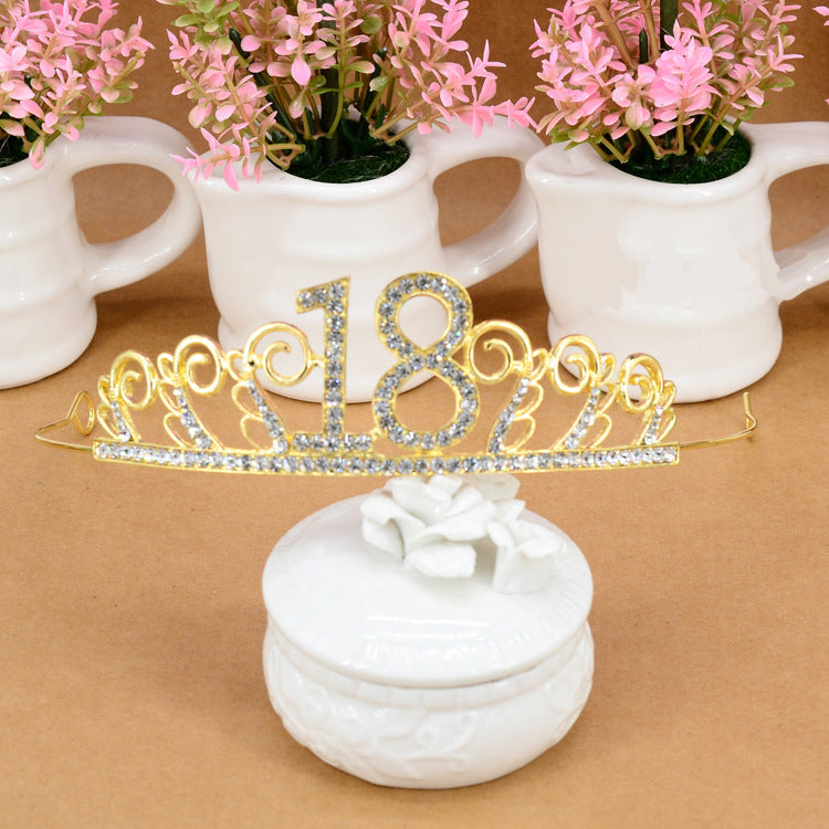 Bride Crown Baby Wing Crown Head Decoration Birthday Cake Crown Decorative Princess Lace Crown Shrou Wholesale