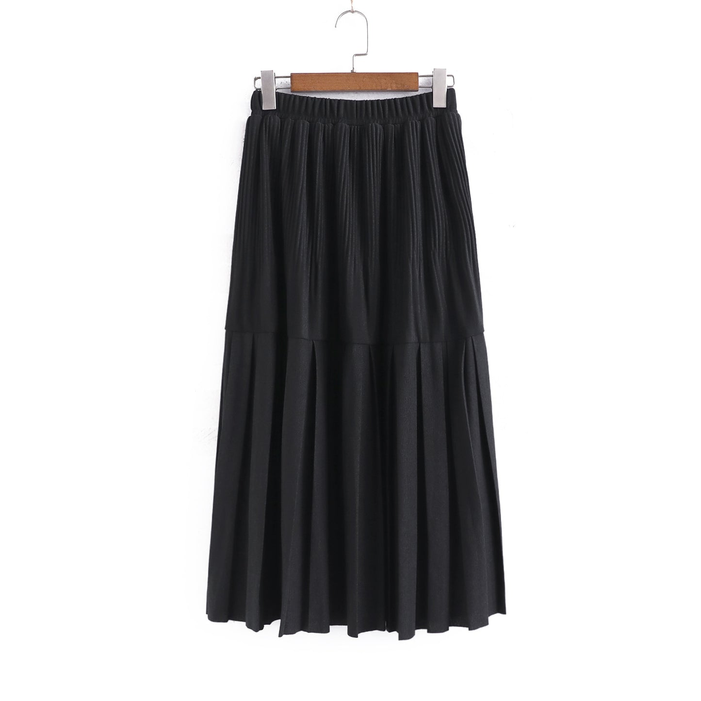 Li Zhiqi Pleated Hair Skirt Female Spring and Autumn New Middle School Han Korean High Wall Skisk Fashion A Skirt 11113