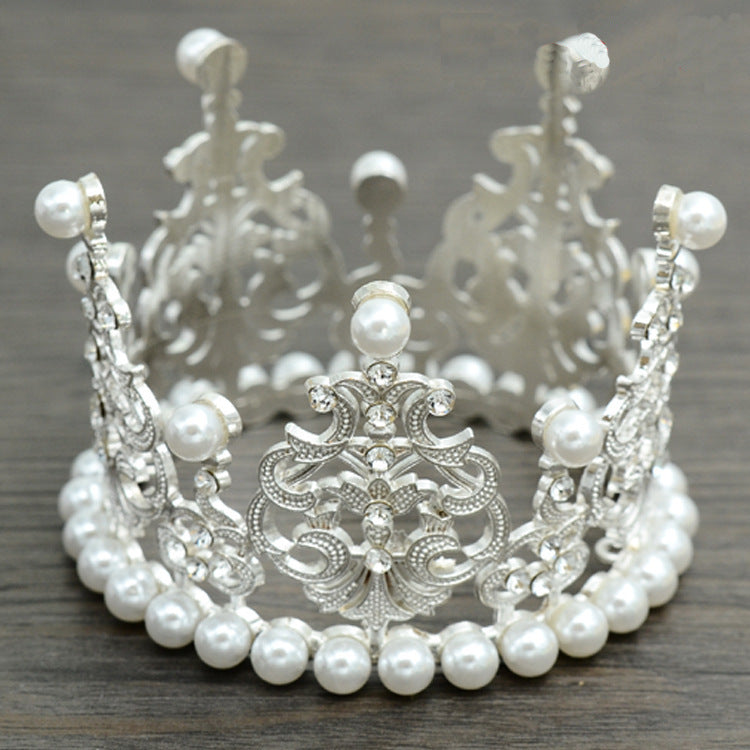 Bride Crown Baby Wing Crown Head Decoration Birthday Cake Crown Decorative Princess Lace Crown Shrou Wholesale