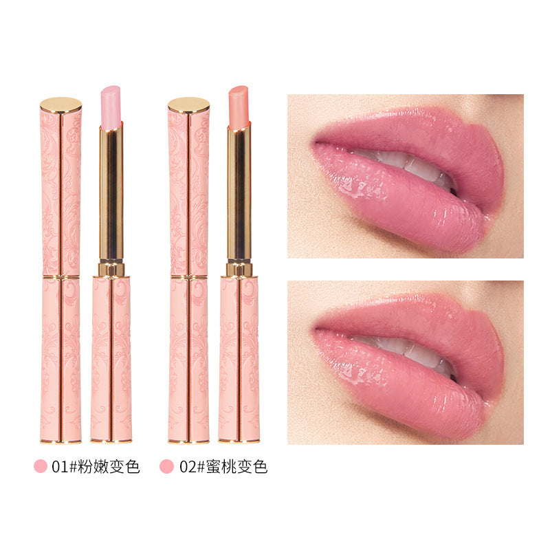 Mansiri small nude powder temperature change lipstick lip glaze color changing lipstick lip gloss lip mud one generation hair M1012