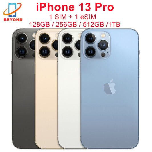 95% New Apple iPhone 13 Pro 13pro 128GB 256GB 512GB 1TB ROM 6.1" Super Retina OLED A15 IOS Face ID NFC Unlocked 5G Cellphones