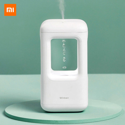 XIAOMI Anti Gravity Levitating Water Drops Time Hourglass Humidifier Water Fountain Lamp Air Purification Atomization Lamp Gift