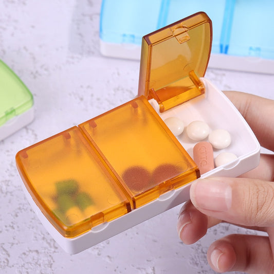 1PC Sealed 3 Grids Medicine Box Portable Health Care Storage Medicine Box Plastic Box Portable Travel  Pill Box