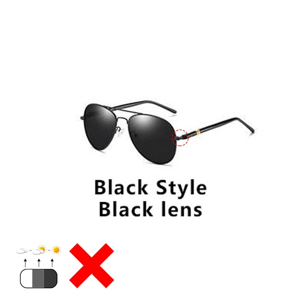 Photochromic Sunglasses Men Polarized Driving Chameleon Glasses Male Change Color Sun Glasses Day Night Vision Driver's Eyewear