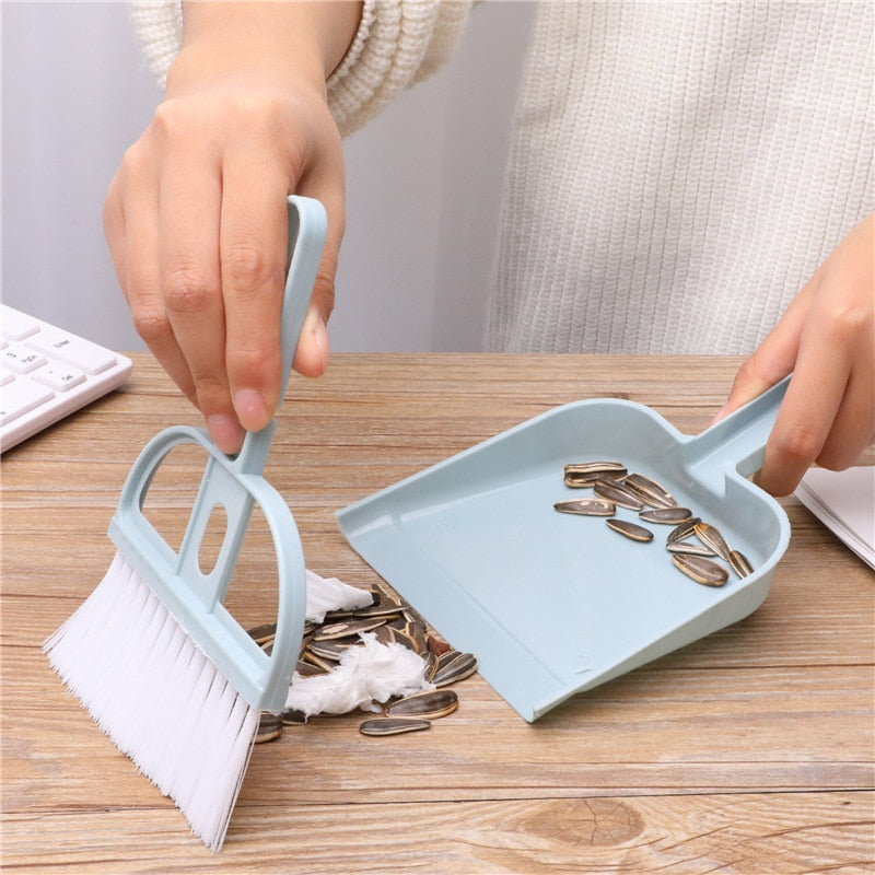 Desktop Sweep Cleaning Brush Small Broom Household Dustpan Set Wholesael Price Drop Shipping