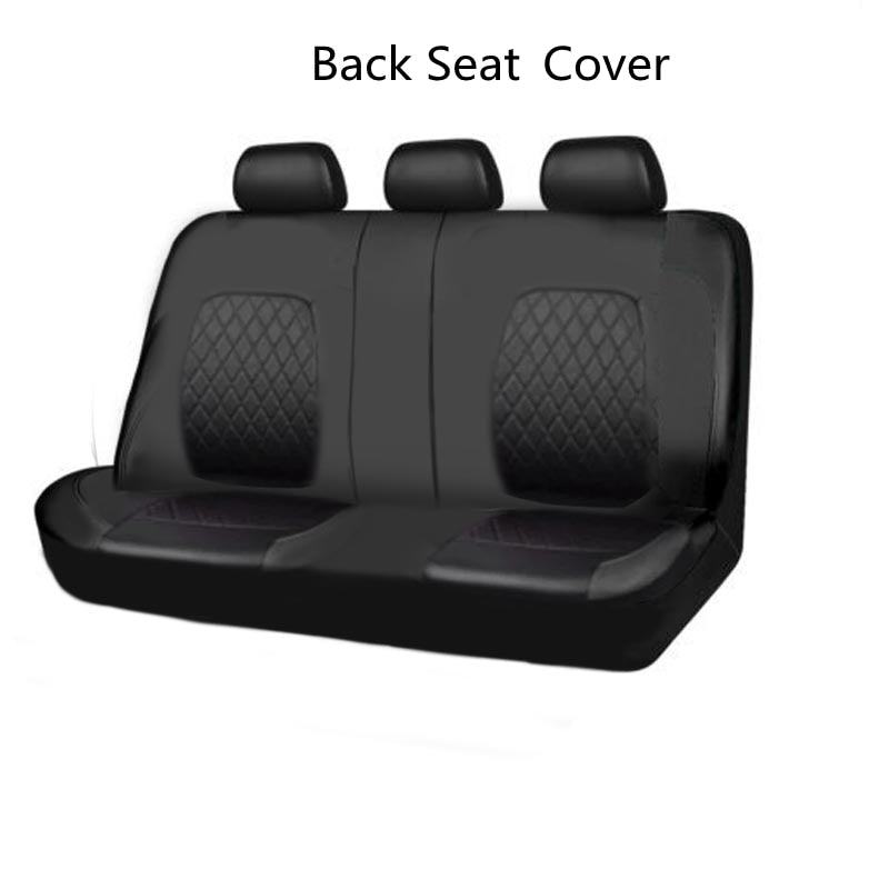 PU Leather Universal Car Seat Covers Airbag Compatible Waterproof Automobile Seat Protector Interior Accessories Fit most cars