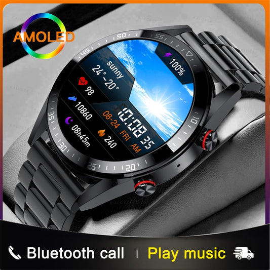 2022 New Men Smart Watch Always Display The Time Bluetooth Call Sport Music 4GB Memory Card Smartwatch For Samsung Android ios