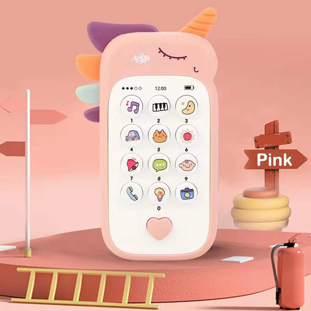 Electronic Toy Phone Musical Mini Cute Children Phone Early Education Cartoon Mobile Phone Telephone Cellphone Baby Toys