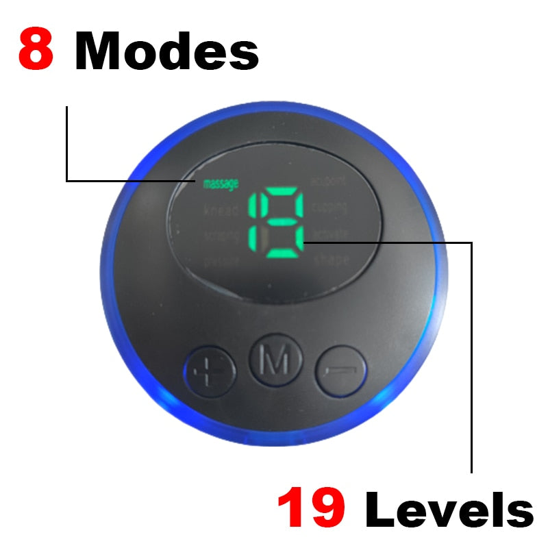 Remote Electric EMS Foot Massager Pad Muscle Stimulator Foot Cushion Foldable Foot Massager Mat 8 Modes 19 Levels for Man Woman