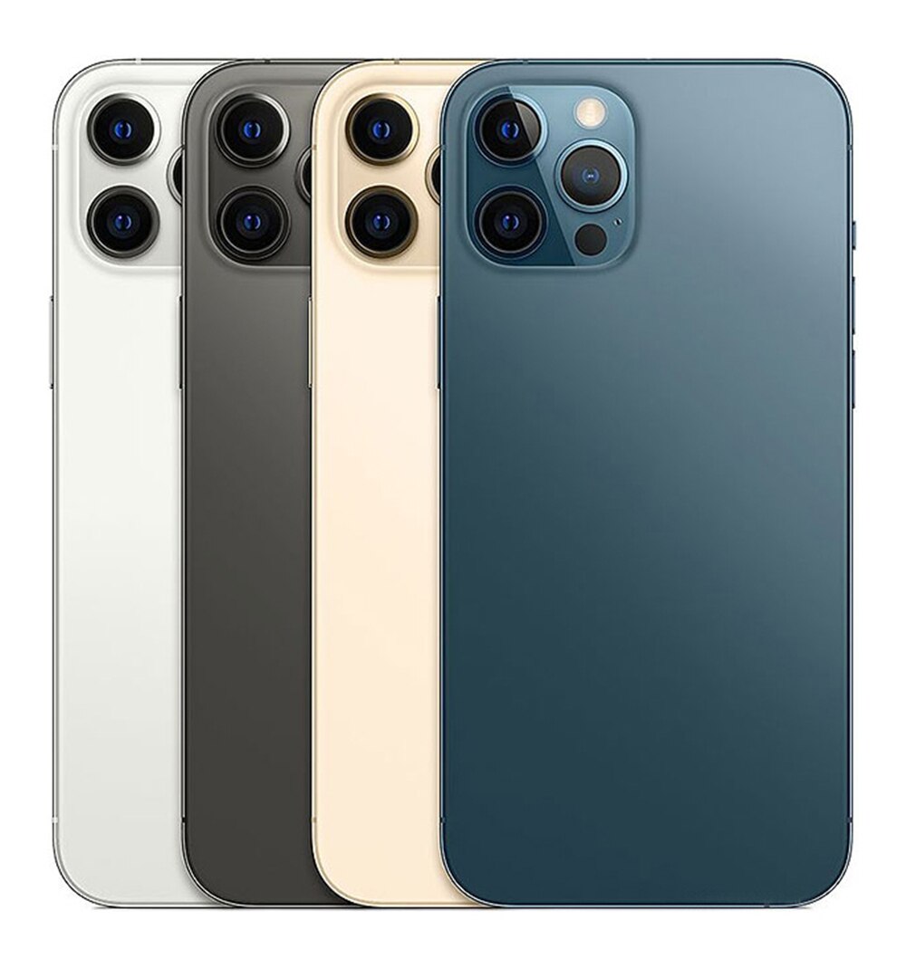 Original Apple iPhone 12 Pro Max 5G LTE Mobile 6.7'' 6GB&128/256/512GB IOS A14 Bionic Hexa Core Triple 12MP Face ID Cellphone