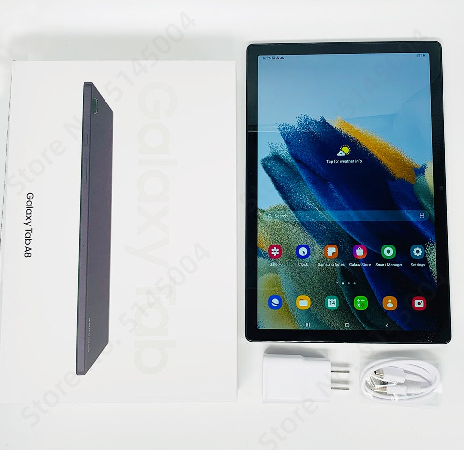 Samsung Galaxy Tab A8 Tablet 4GB 64GB Unisoc T618 Octa Core 10.5'' 2K Screen Android Tablet 7040mAh Battery 8MP Camera Tablet