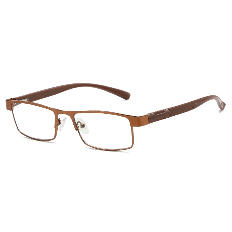 RBENN Metal Frame Men Reading Glasses Vintage Business Hyperopia Eyewear Male Reading EyeGlasses +1.25 1.75 2.75 3.75 5.0 6.0