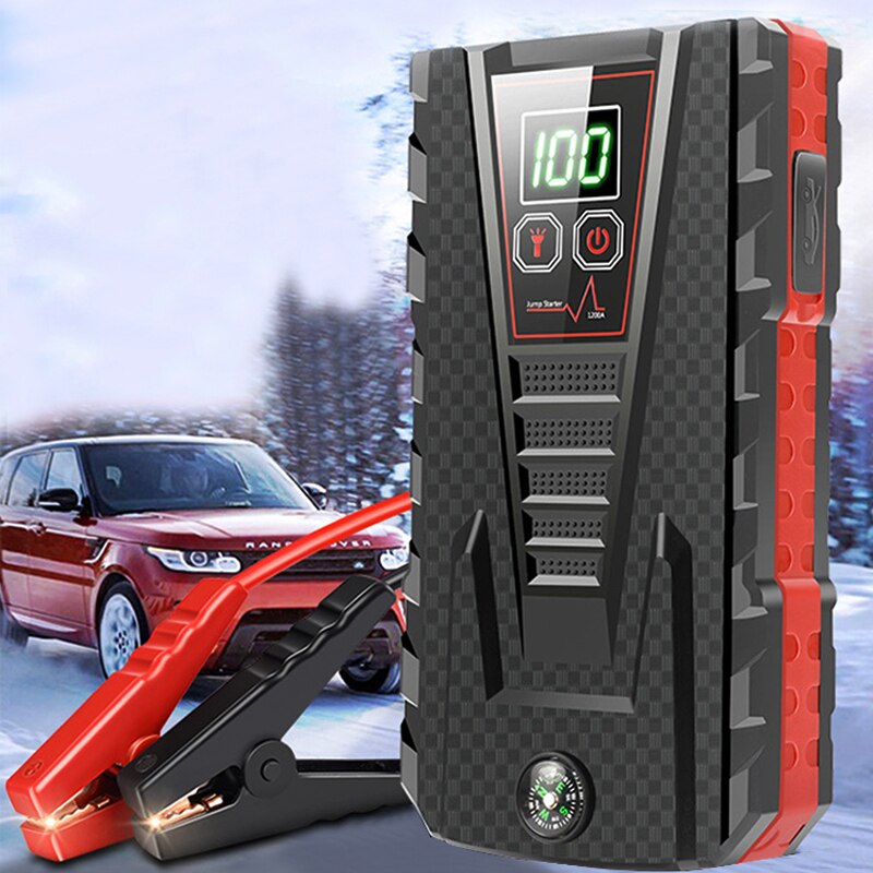 22000mAh Portable Car Jump Starter Power Bank Car Booster Charger 12V Starting Device Petrol Diesel Car Emergency Booster