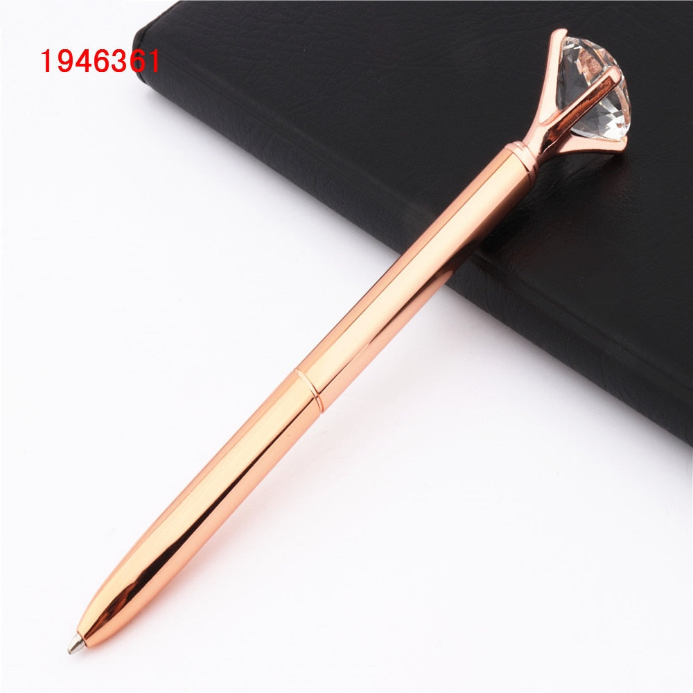 Fashion 095 Big Carat Large Diamond Crystal Business office  Ballpoint Pens Pen For School Stationery Office Supplies