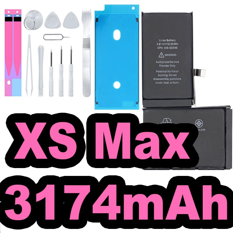 XDOU Battery For iPhone Apple 5S SE 2 6 6S 7 8 Plus X XR XS 11 12 13 Pro Max Replacement Bateria IP6S 6G 7G 7Plus 8Plus  4 5 4S