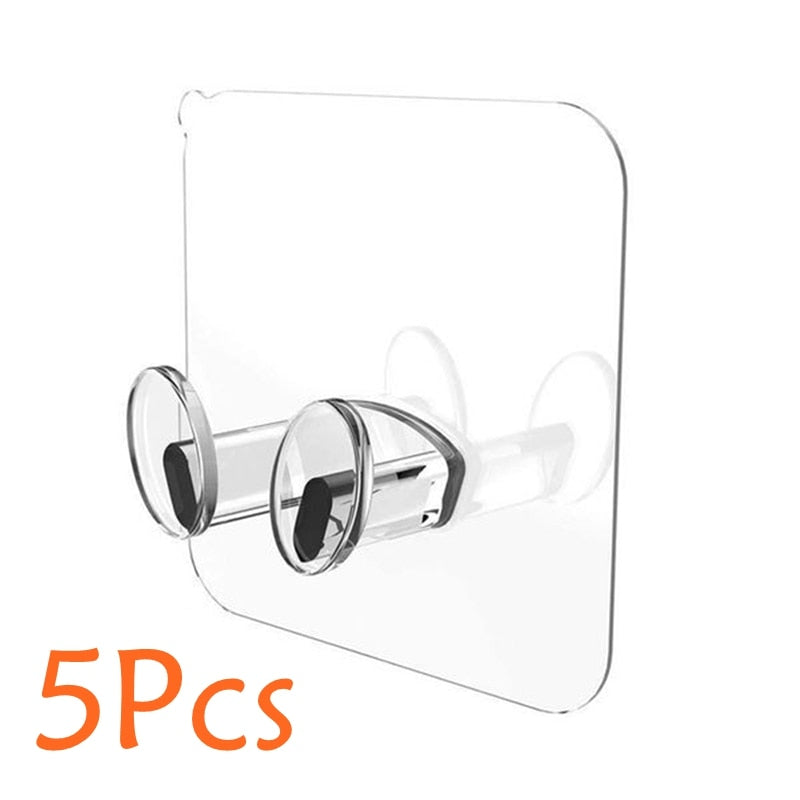 5/10/20 Pcs Wall Storage Hook Punch-free Power Plug Socket Holder Kitchen Stealth Hook Wall Adhesive Hanger Bathroom