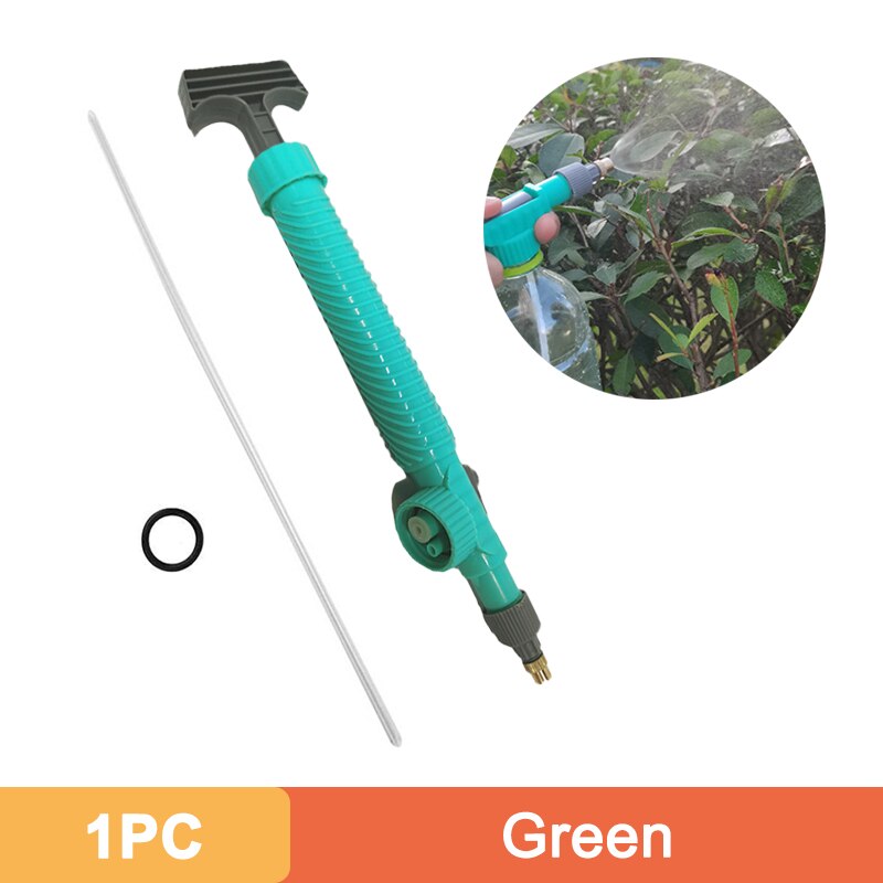 3-Styles High Pressure Air Pump Manual Sprayer Adjustable Drink Bottle Spray Head Nozzle Garden Watering Tool Sprayer Hand Tools