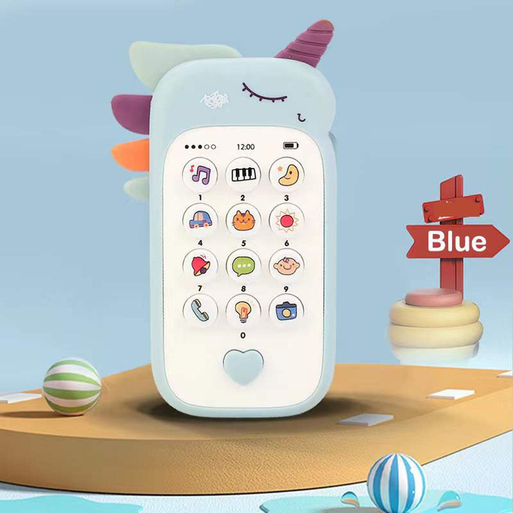 Electronic Toy Phone Musical Mini Cute Children Phone Early Education Cartoon Mobile Phone Telephone Cellphone Baby Toys