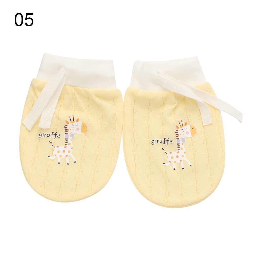 Breathable Infant Accessories Summer Newborn Mittens Full Glove Protection Face Scratch Baby Anti Scratching Gloves