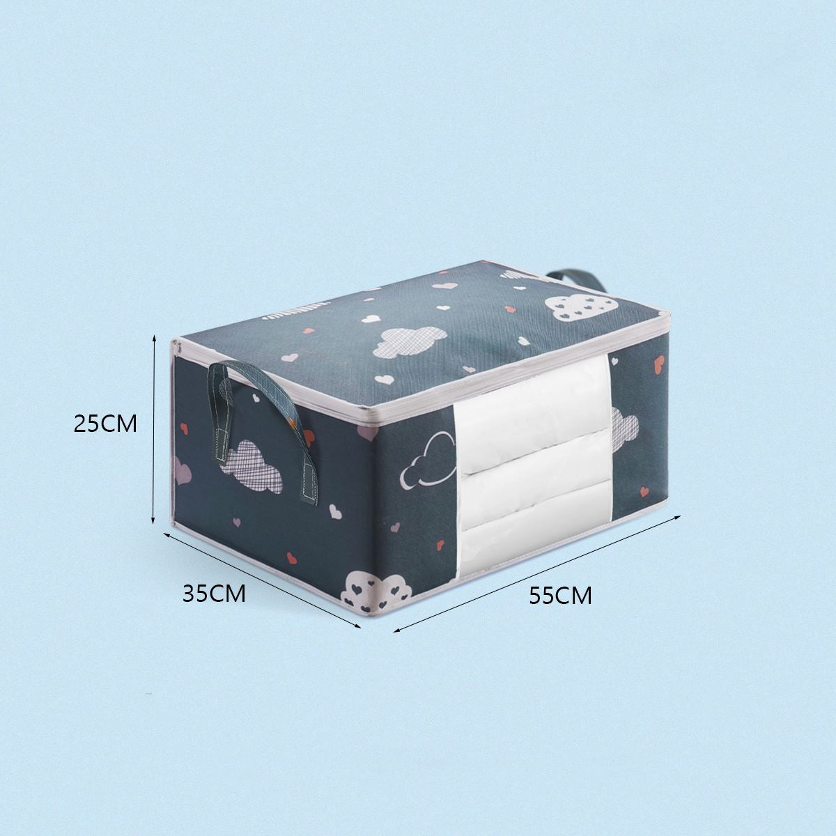 Quilt Clothes Storage Bag Big Capacity Duvet Blanket Sorting Bags Dustproof Closet Under-Bed Storage Moisture Proof Organizer