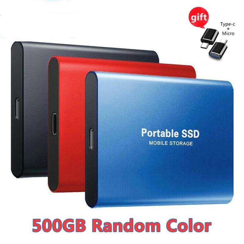 Portable High-speed Mobile Solid State Drive 4TB 8TB 16TB SSD Mobile Hard Drives External Storage Decives for Laptop