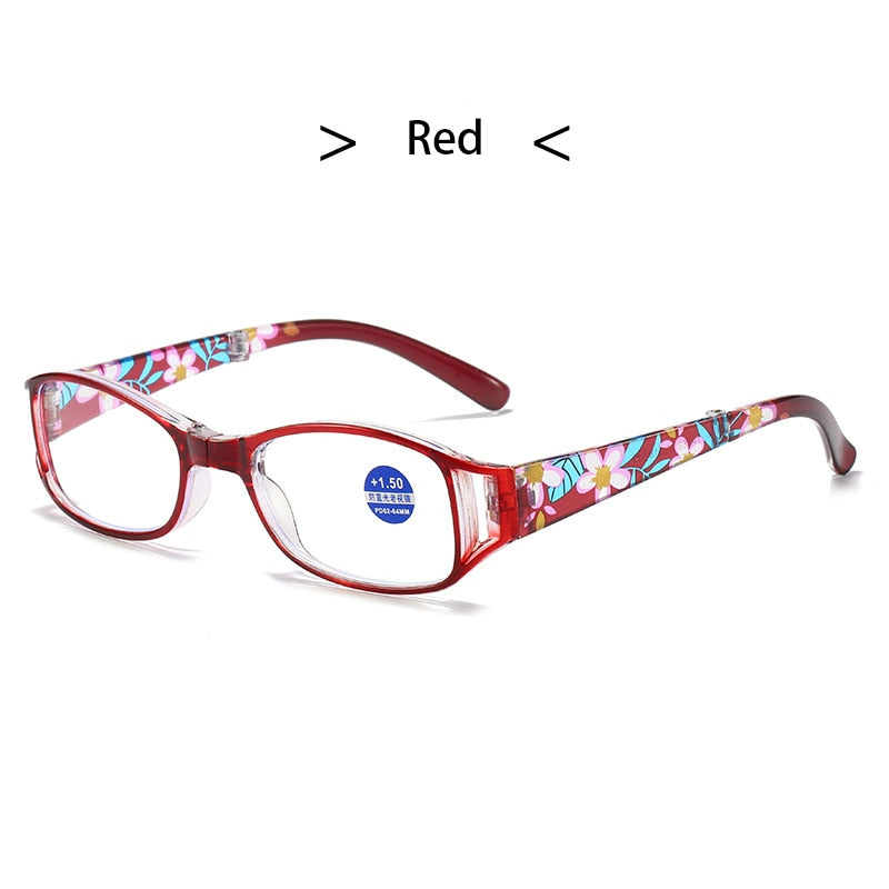 Anti blue light folding presbyopic glasses 2022 new style flower wrapped hollow presbyopic glasses for men and women convenient