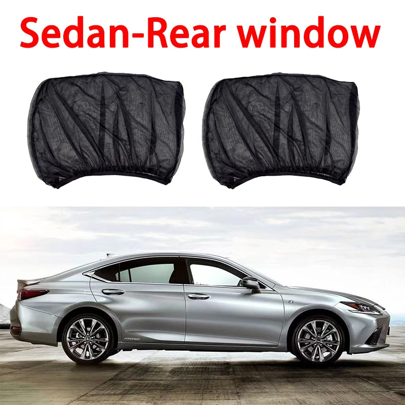 Universal 2PCS Car Styling car accessory Sun Side Window Shade Curtain Rear window Cover UV Protection Sunshade Visor Shield New