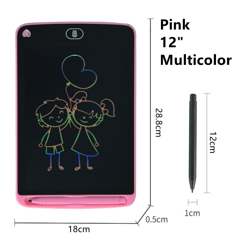 12Inch LCD Writing Tablet Digit Magic Blackboard Electron Drawing Board Art Painting Tool Kids Toys Brain Game Child Best Gift