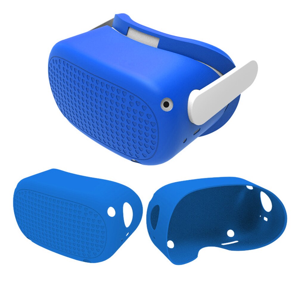 Case For Oculus Quest 2 VR Headset Head Cover smart glasses Anti-Scratches For Oculus Quest 2 Accessories Silicone Protective