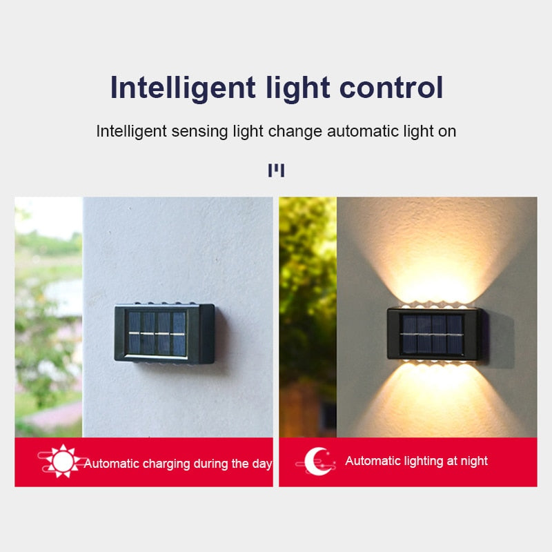 XIAOMI Solar Lights Outdoor LED Solar Lamps IP65 Waterproof For Garden Decoration Balcony Yard Street Wall Decor Lamps Gardening