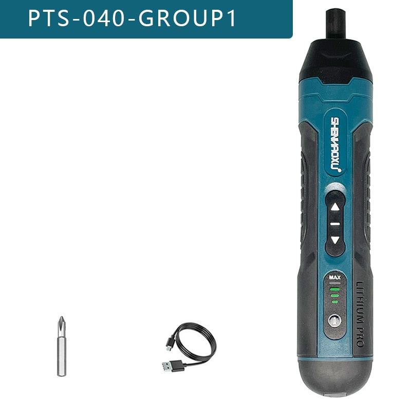 Cordless Electric Screwdriver Rechargeable 1300mah Lithium Battery Mini Drill 3.6V Power Tools Set Household Maintenance Repair