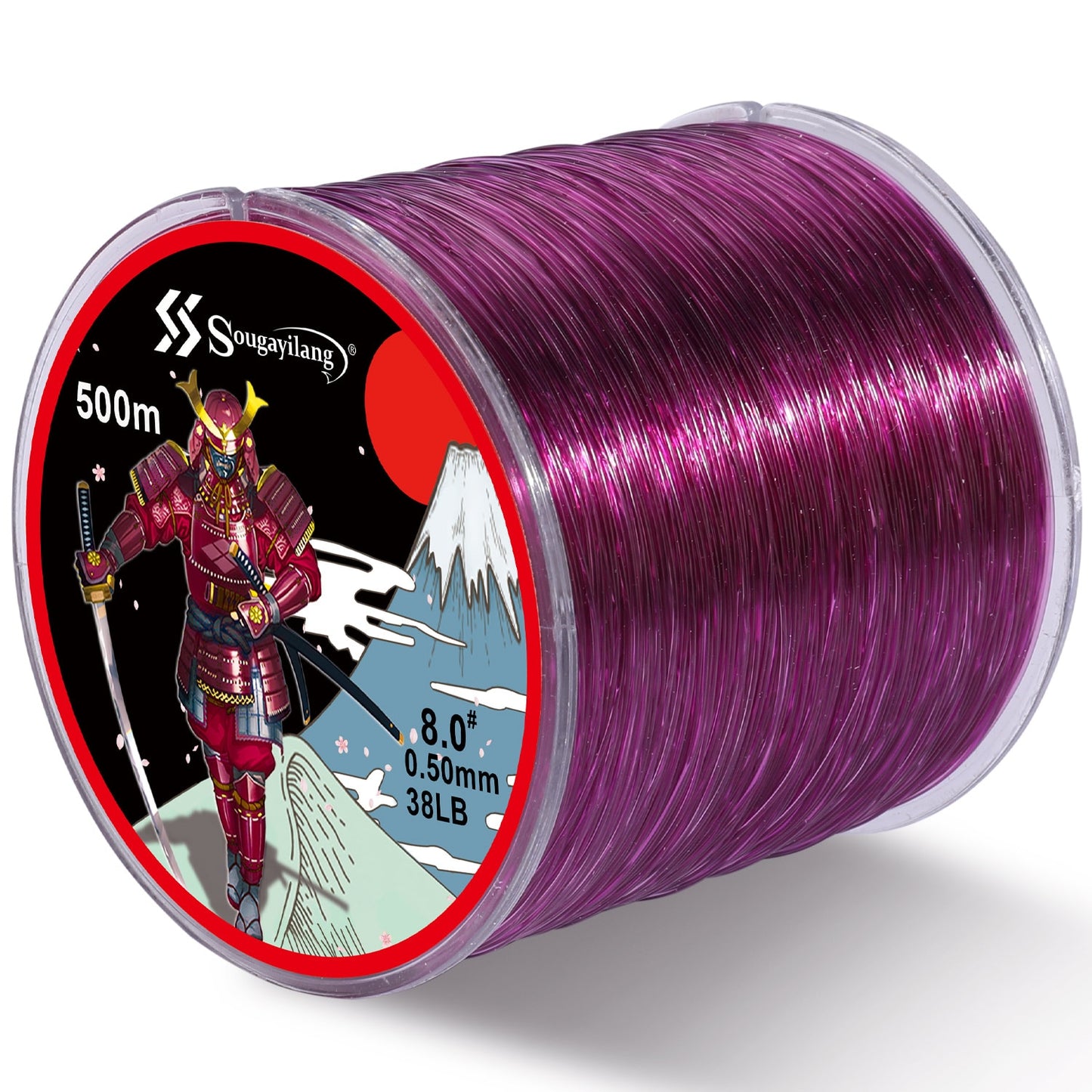 Sougayilang 500m Japan Nylon Fishing Line 7-38LB 0.14mm-0.5mm  Super Strong Fluorocarbon Monofilament Nylon Line Fishing Goods