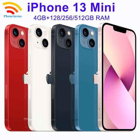 95% New Original iPhone 13 Mini 128GB 256GB ROM 5G Mobile Phone 5.4' Super Retina XDR OLED Dual 12MP A15 Processor Face ID