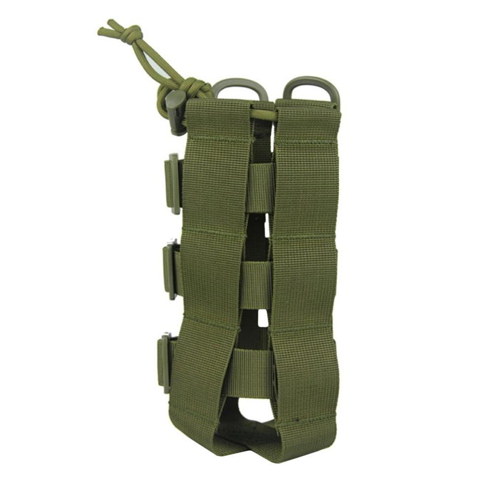 Water Bottle Bag Upgraded Tactical Pouch Waters Holder Drawstring Kettle Carrier Travel Tool Molle Military Outdoor Hiking