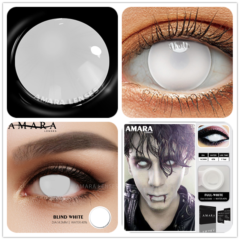 AMARA 2pcsCosplay Anime Eyes Lenses for Eyes AYY Series Makeup Sharingan Beauty Contact Lenses Eye Cosmetic Color Lens Eyes