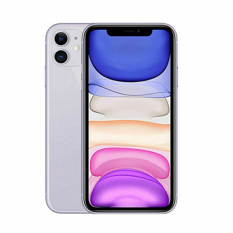 95% New Apple iPhone 11 6.1" Original Liquid Retina IPS LCD FACE ID A13 Genuine iPhone11 Unlocked 4G LTE Cell Phone