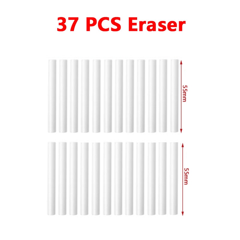 37/53PCS/Set Eternal Pencil Double Eraser  Pencils Art Sketch Painting Design Tools School Supplies School Stationery Gifts