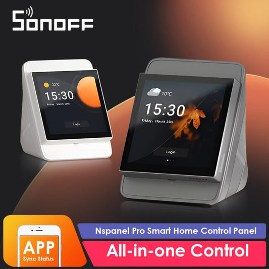 SONOFF NSPanel Pro Smart Home Control Panel Multiple Controller 3.95" TFT Touch Screen With Zigbee Gateway Work With Alexa