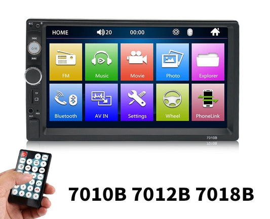 Double Din 7'' For Andriod Car Multimedia Player BT Car Audio USB FM MirrorLink HD Car Audio Radio Stereo