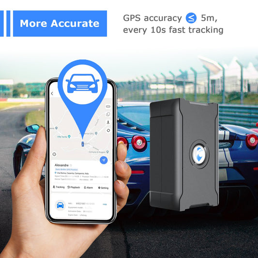 5m Accuracy GPS Tracker Remote Tracking Vehicle Anti-theft for Car Truck Motorcycle Cattle with Affordable Subscription