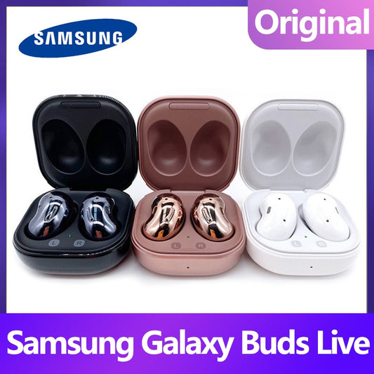 Samsung Galaxy Buds Live Original Wireless Earbuds w/Active Noise Cancelling Wireless Charging Case Included