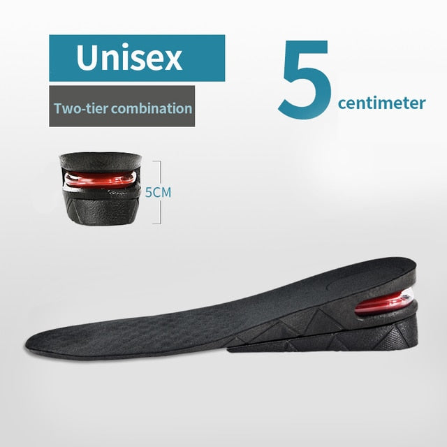 3-9CM Invisible Height Increased Insole Can Inserted Into The Sole Height Adjustable More Comfortable Supporting Insole Unisex