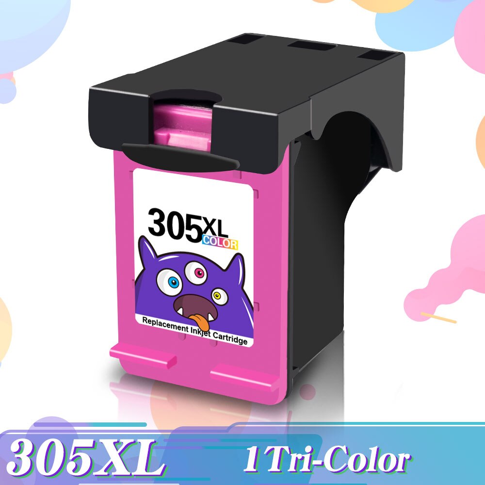 Printjoy Replacement Compatible For HP 305 XL HP305 hp305xl 305XL ink cartridge For HP DeskJet 2710 2720 4110 4120 4130 6010