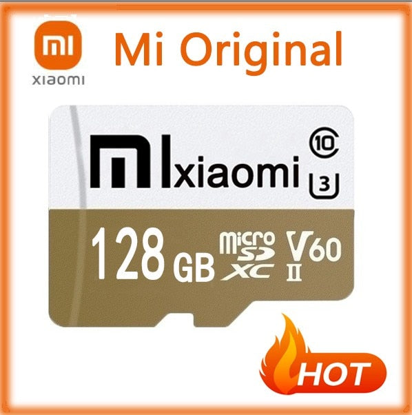 100% XIAOMI High Speed Large Capacity USB Drive Micro SD 32GB 64GB 128GB 256GB 512GB 1TB Micro SD SDHC Card 10 TF Memory Card