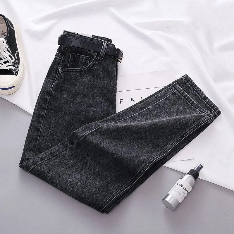 Jeans Women High Waist Straight Pants Femme Apricot Jeans High Waist Woman Trousers 2023 Clothing Pantalones Spodnie Damskie