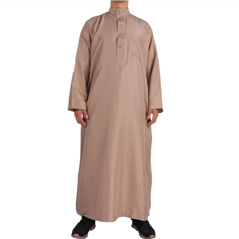 Muslim Men Clothing Islam Dress Fashion Caftan Jubba Thobe Saudi Arabia Kaftan Abaya Turkey Dubai Luxury Robe Pakistan Moroccan