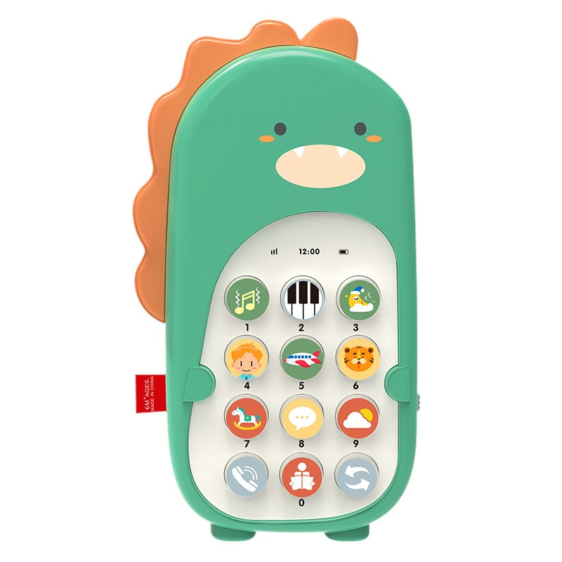 Electronic Toy Phone Musical Mini Cute Children Phone Early Education Cartoon Mobile Phone Telephone Cellphone Baby Toys