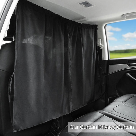 2pcs/set Taxi Car Isolation Curtain Partition Protection Curtain Commercial Vehicle Air Conditioning Sun Shade Privacy Curtain