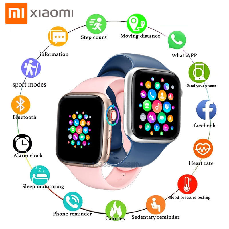 2022 XIAOMI T500 Smart Watch Men Ladies Smart Watch Bluetooth Fitness Blood Pressure Measurement Tracker Waterproof Smart Watch