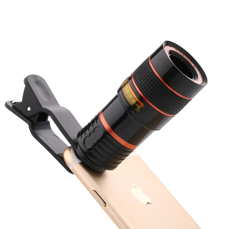 8x Long Focus Mobile Phone Lens 8x Mobile Phone Telescope Hd Camera Lens External Zoom Special Effect Lens